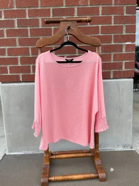 (2X) Comfy Top w/Elastic Cuffs