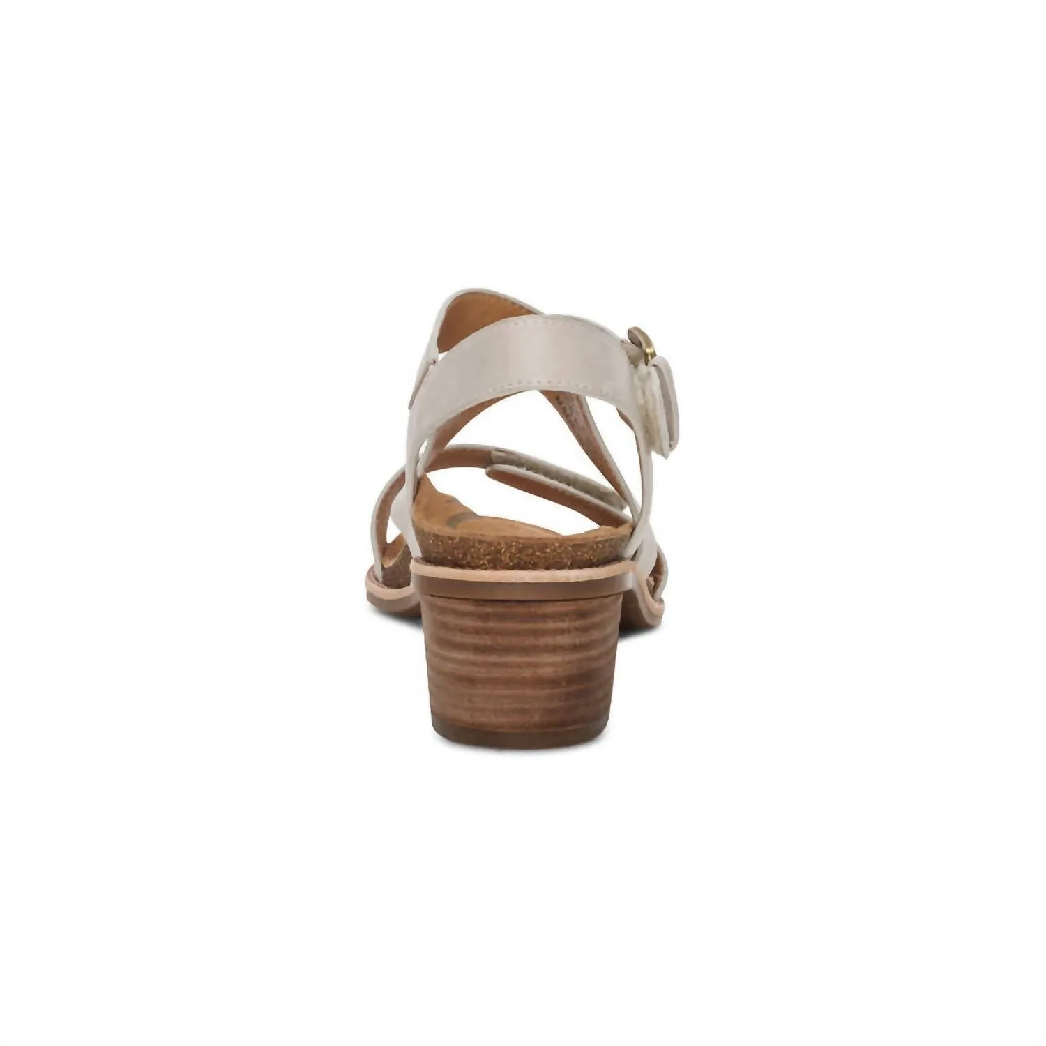 Aetrex - Women's Kristin Adjustable Cross Strap Low Heel Sandals