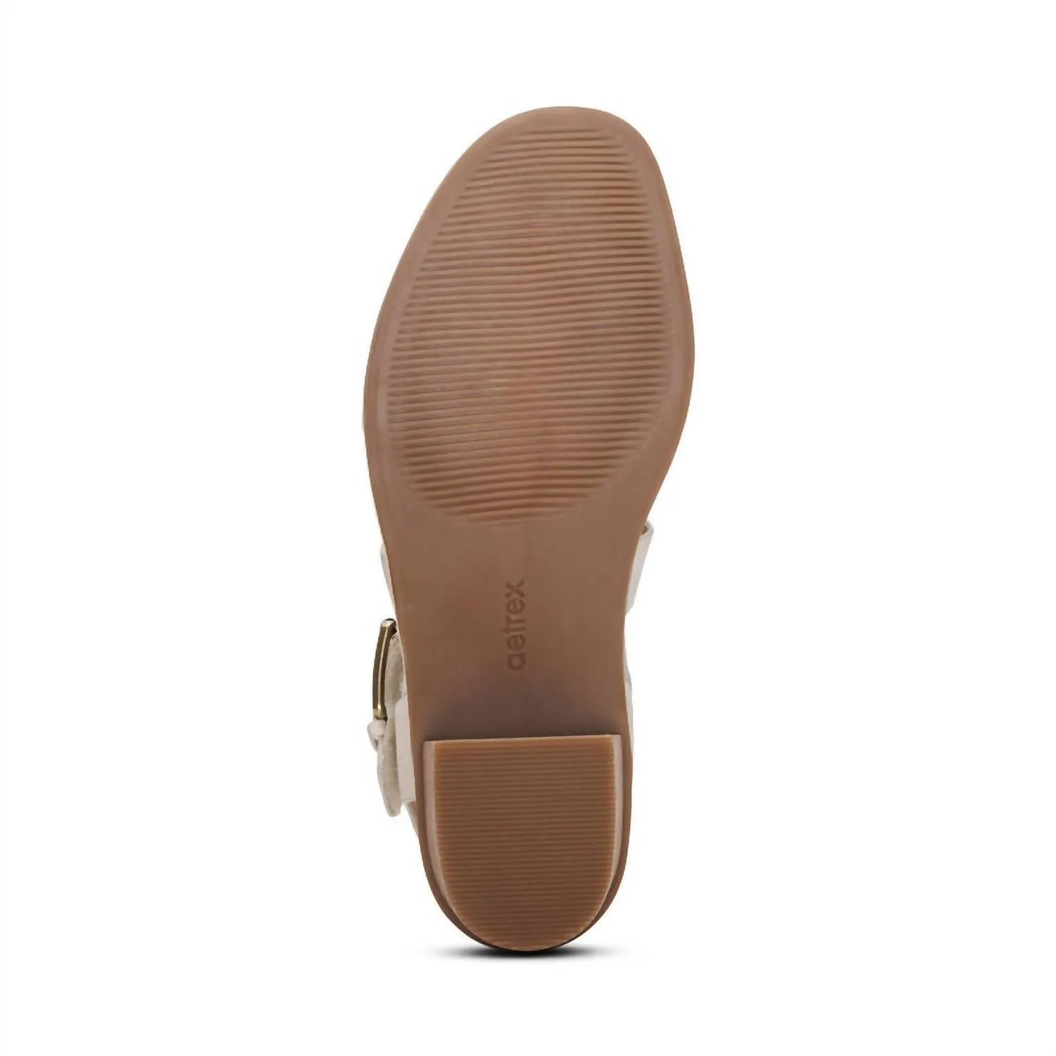 Aetrex - Women's Kristin Adjustable Cross Strap Low Heel Sandals