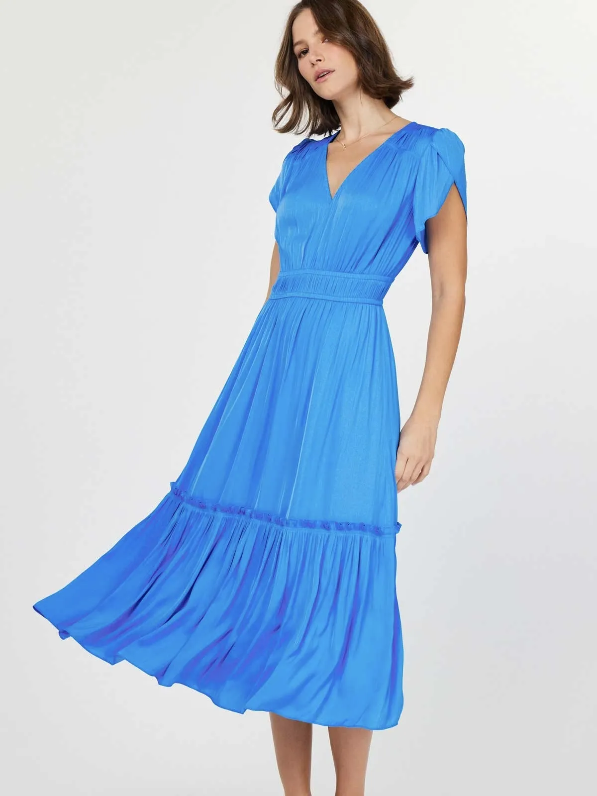 Azure Sea Midi Dress