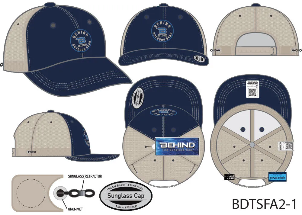 BDTSFA2-1 (NAVY / KHAKI MESH)