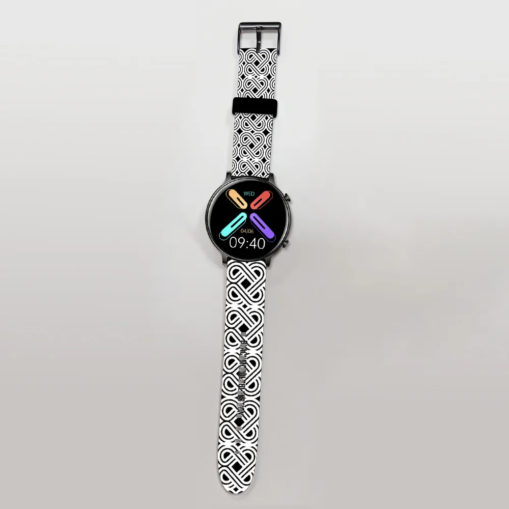 Black Mogul Lusso Bluetooth Smartwatch with Blood Pressure & Heart Rate Monitoring