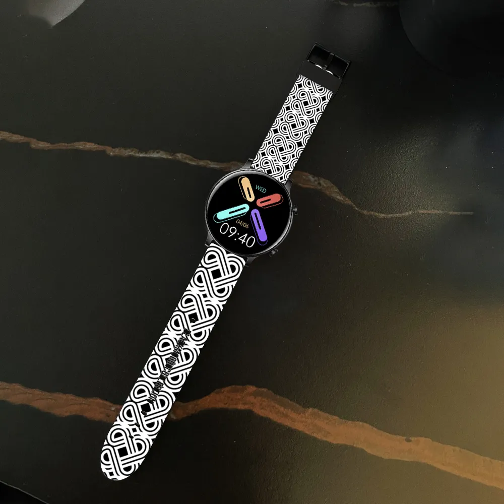 Black Mogul Lusso Bluetooth Smartwatch with Blood Pressure & Heart Rate Monitoring