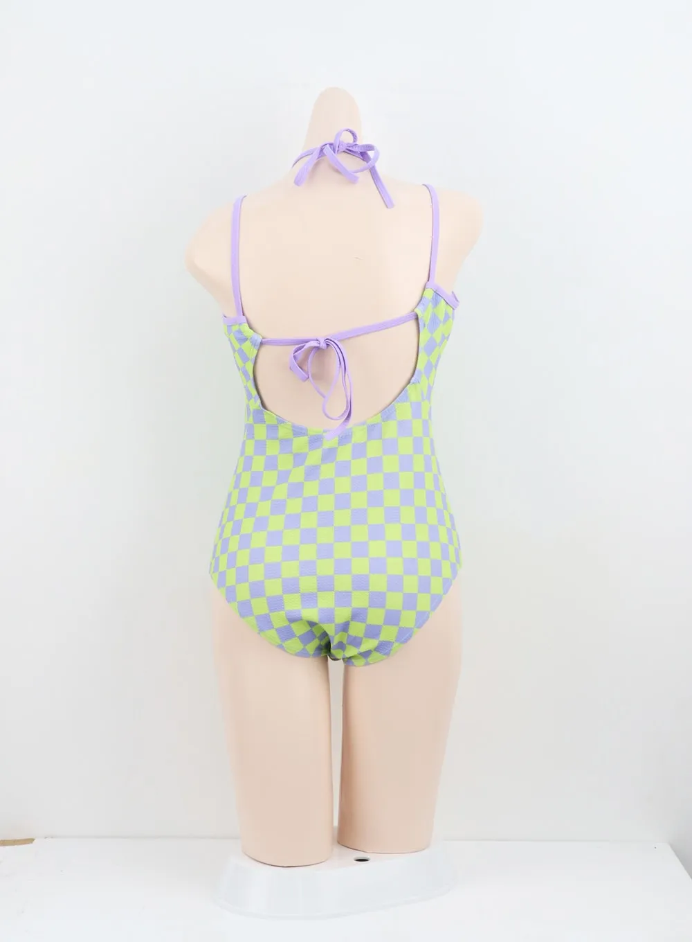 Check Pattern Bikini Set IU302