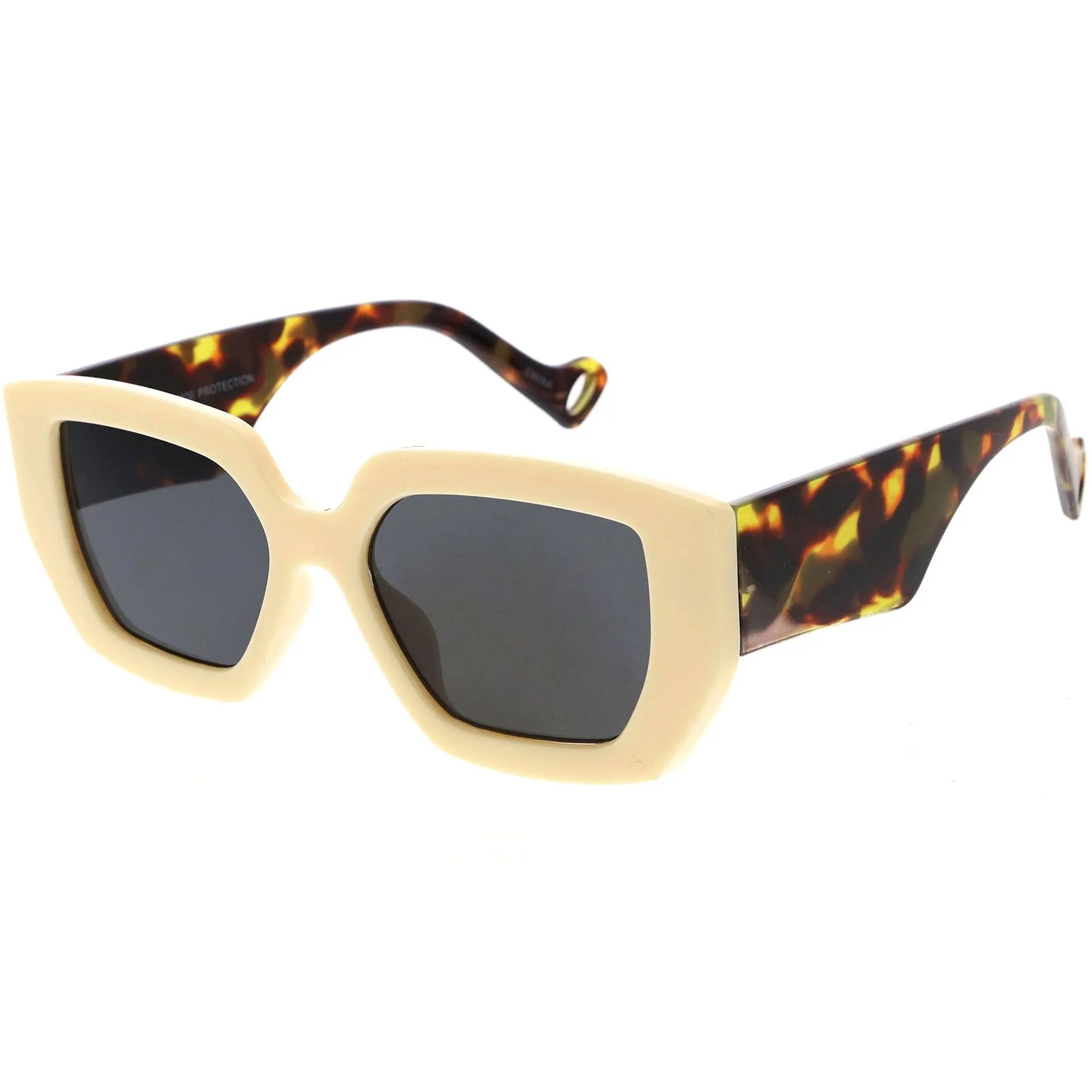 Chunky High Fashion Thick Rim Square Sunglasses 52mm