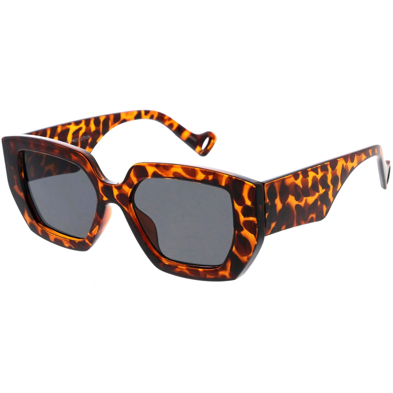 Chunky High Fashion Thick Rim Square Sunglasses 52mm