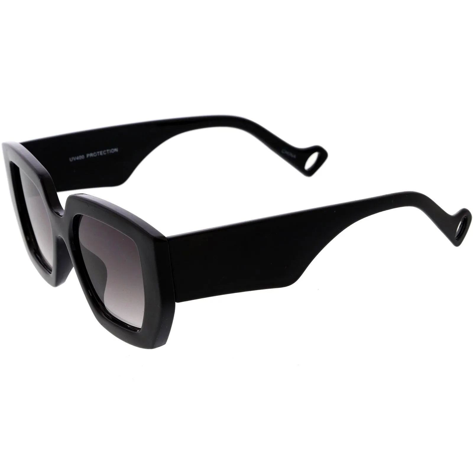 Chunky High Fashion Thick Rim Square Sunglasses 52mm