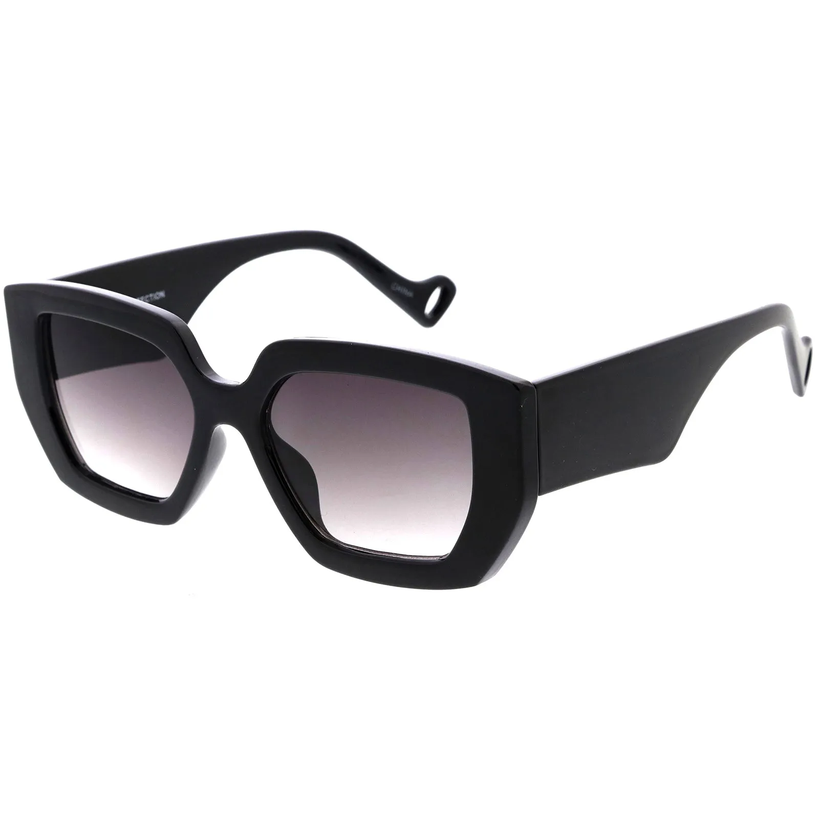 Chunky High Fashion Thick Rim Square Sunglasses 52mm