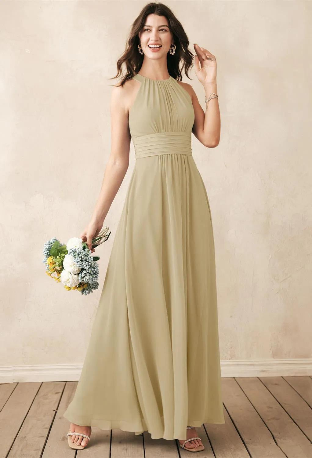 Dorian - Chiffon Bridesmaid Dress - Off the Rack