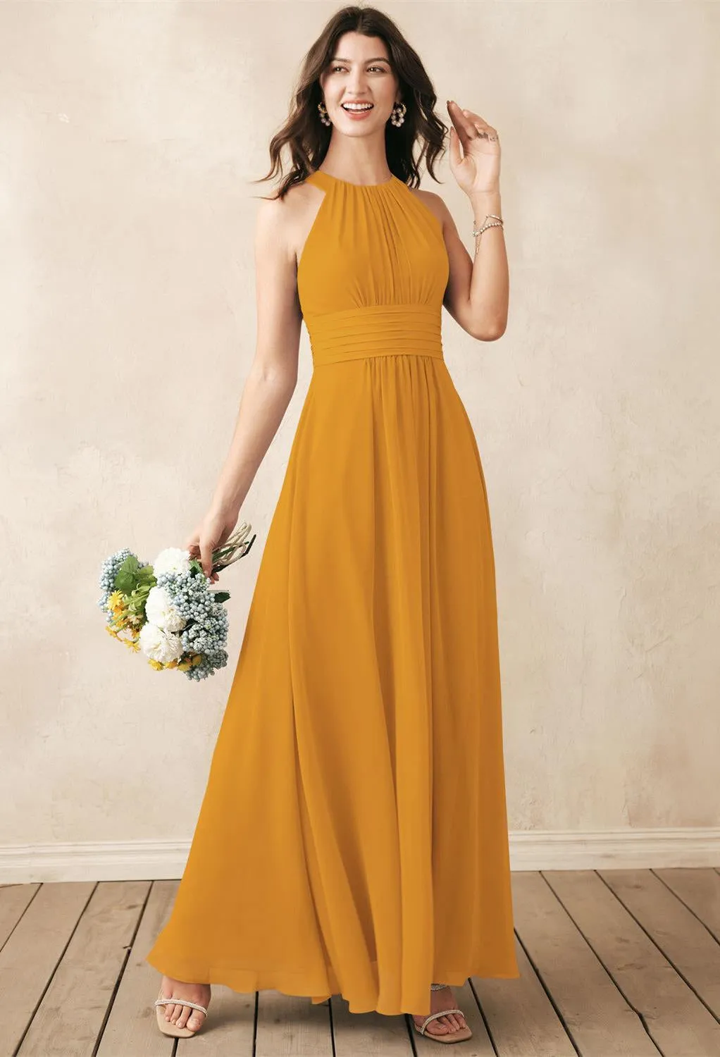 Dorian - Chiffon Bridesmaid Dress - Off the Rack
