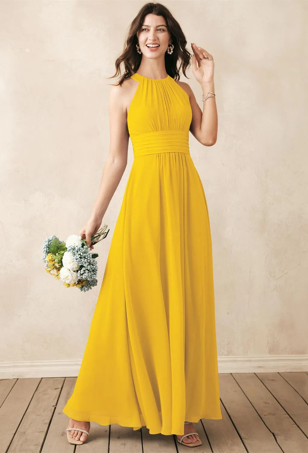 Dorian - Chiffon Bridesmaid Dress - Off the Rack