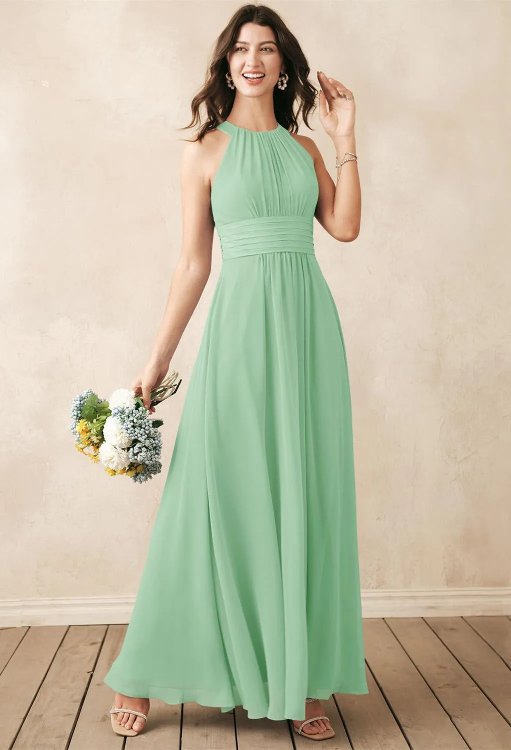 Dorian - Chiffon Bridesmaid Dress - Off the Rack