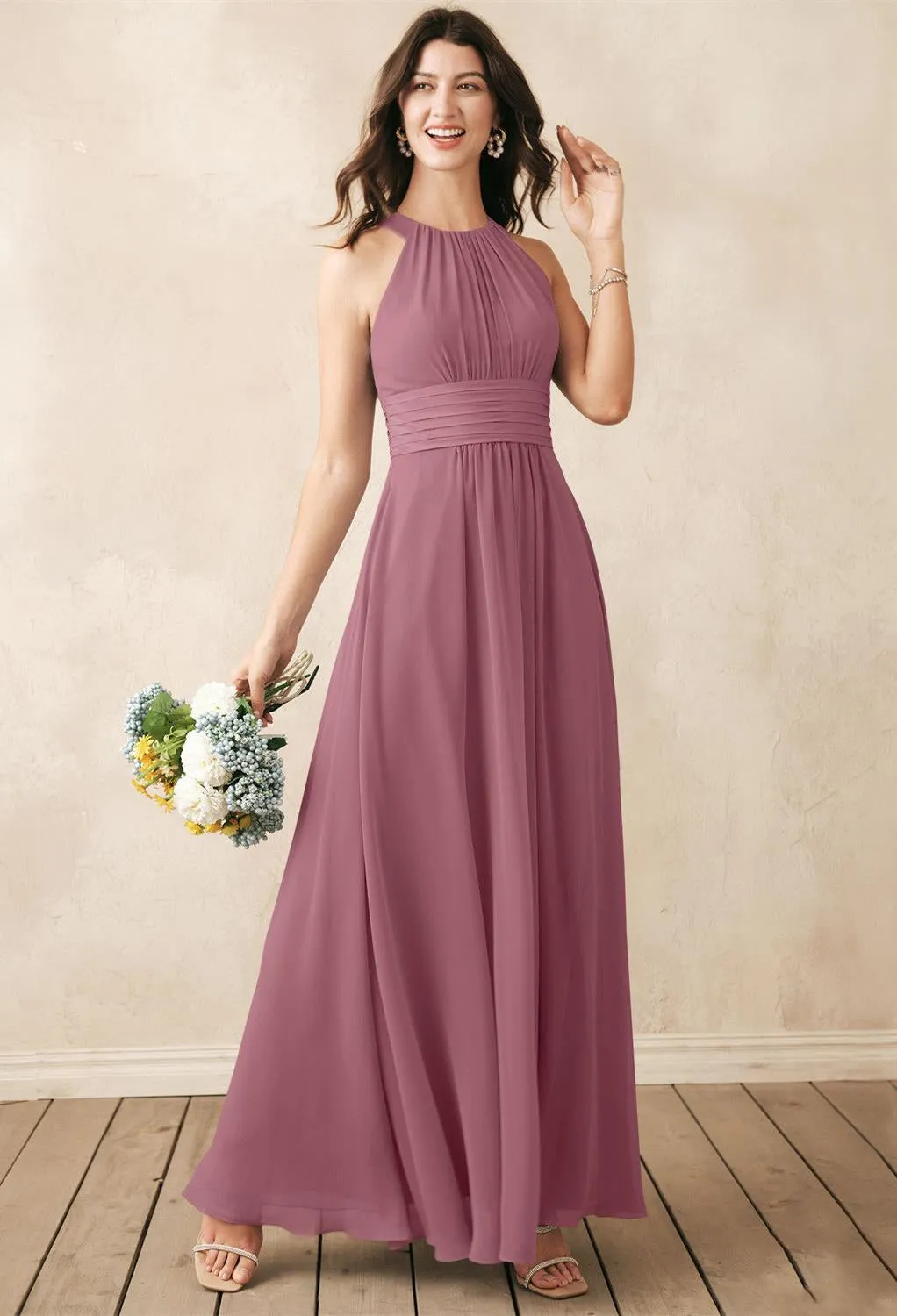 Dorian - Chiffon Bridesmaid Dress - Off the Rack