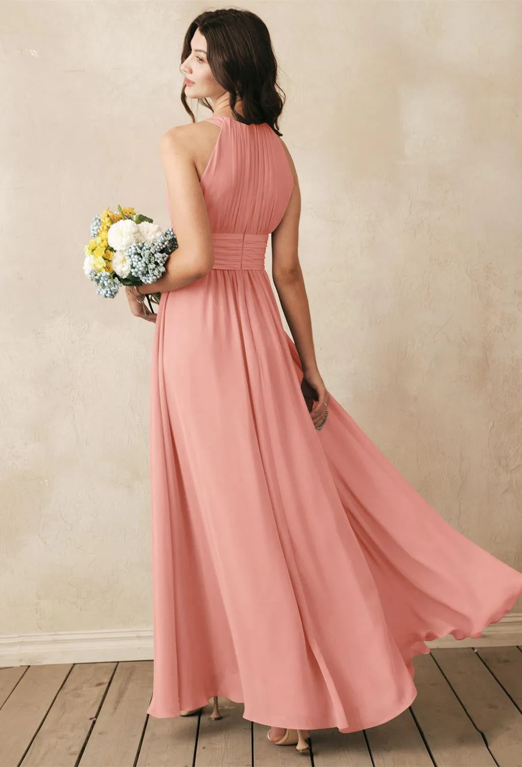 Dorian - Chiffon Bridesmaid Dress - Off the Rack