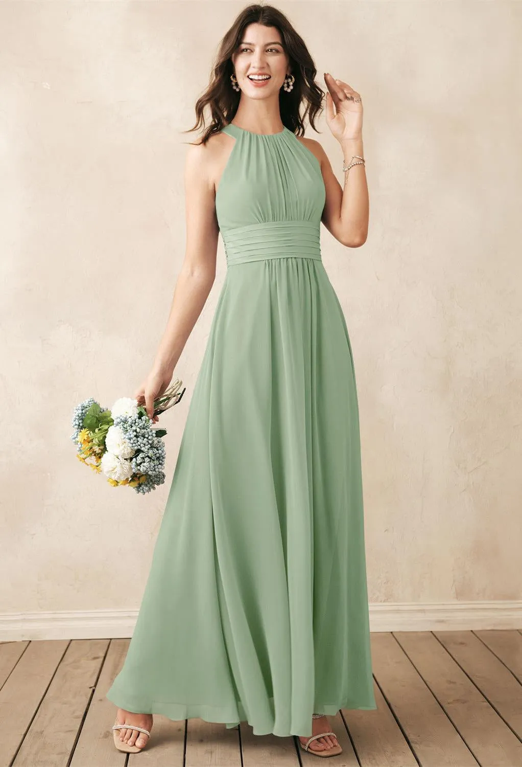 Dorian - Chiffon Bridesmaid Dress - Off the Rack