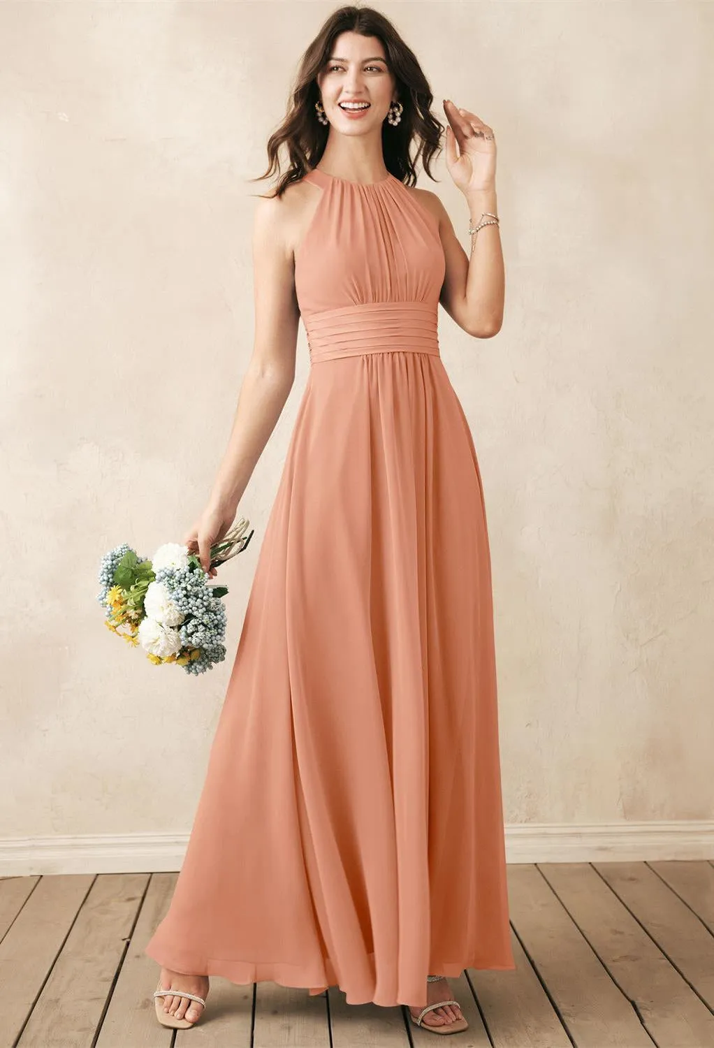 Dorian - Chiffon Bridesmaid Dress - Off the Rack