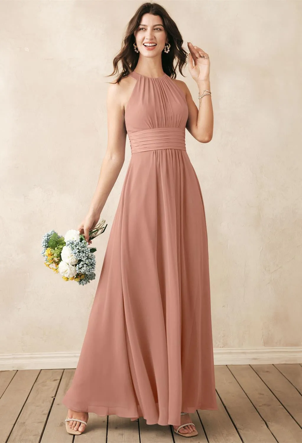 Dorian - Chiffon Bridesmaid Dress - Off the Rack