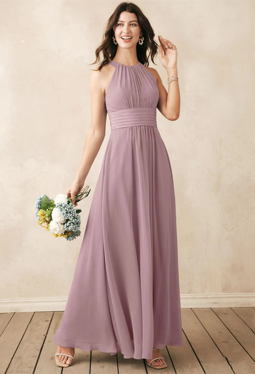 Dorian - Chiffon Bridesmaid Dress - Off the Rack