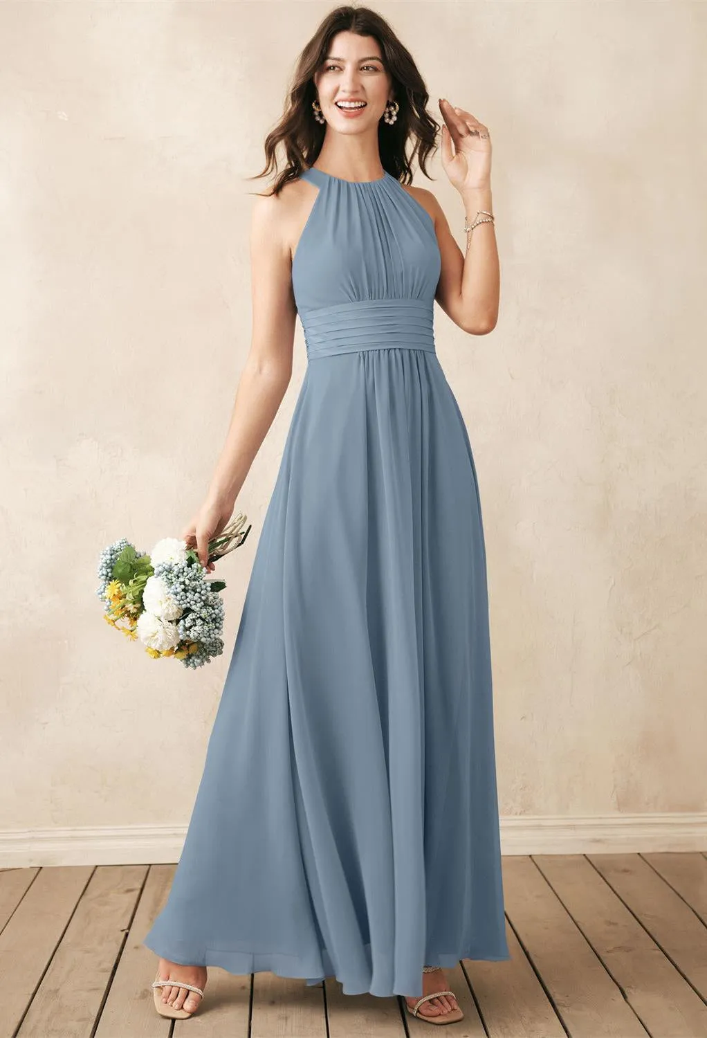 Dorian - Chiffon Bridesmaid Dress - Off the Rack