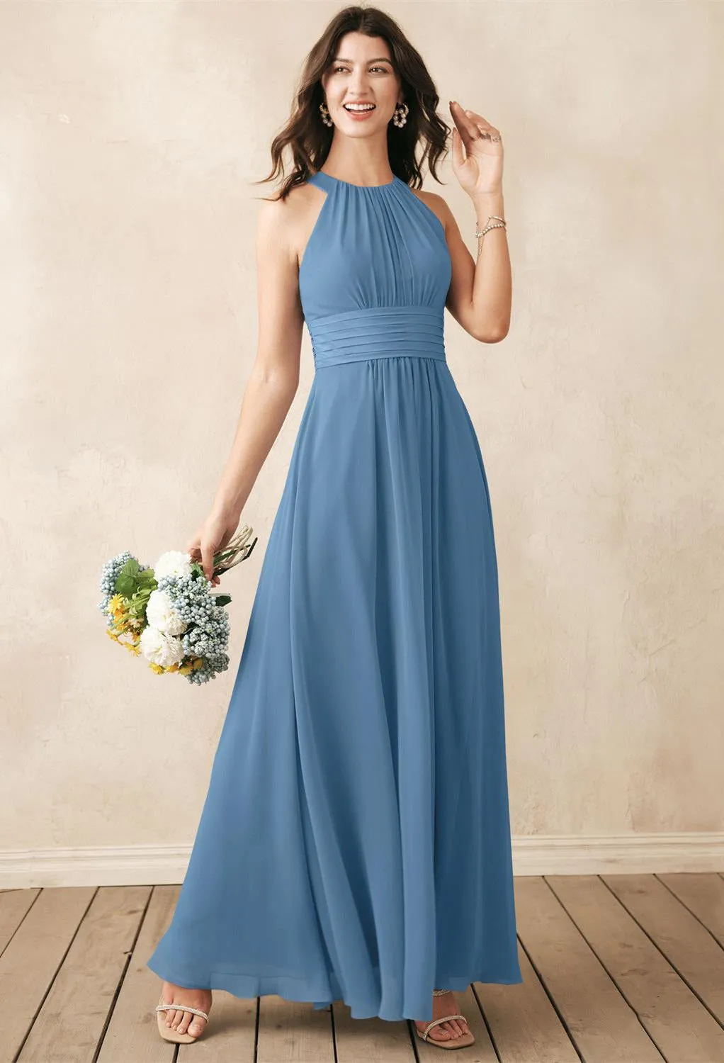 Dorian - Chiffon Bridesmaid Dress - Off the Rack