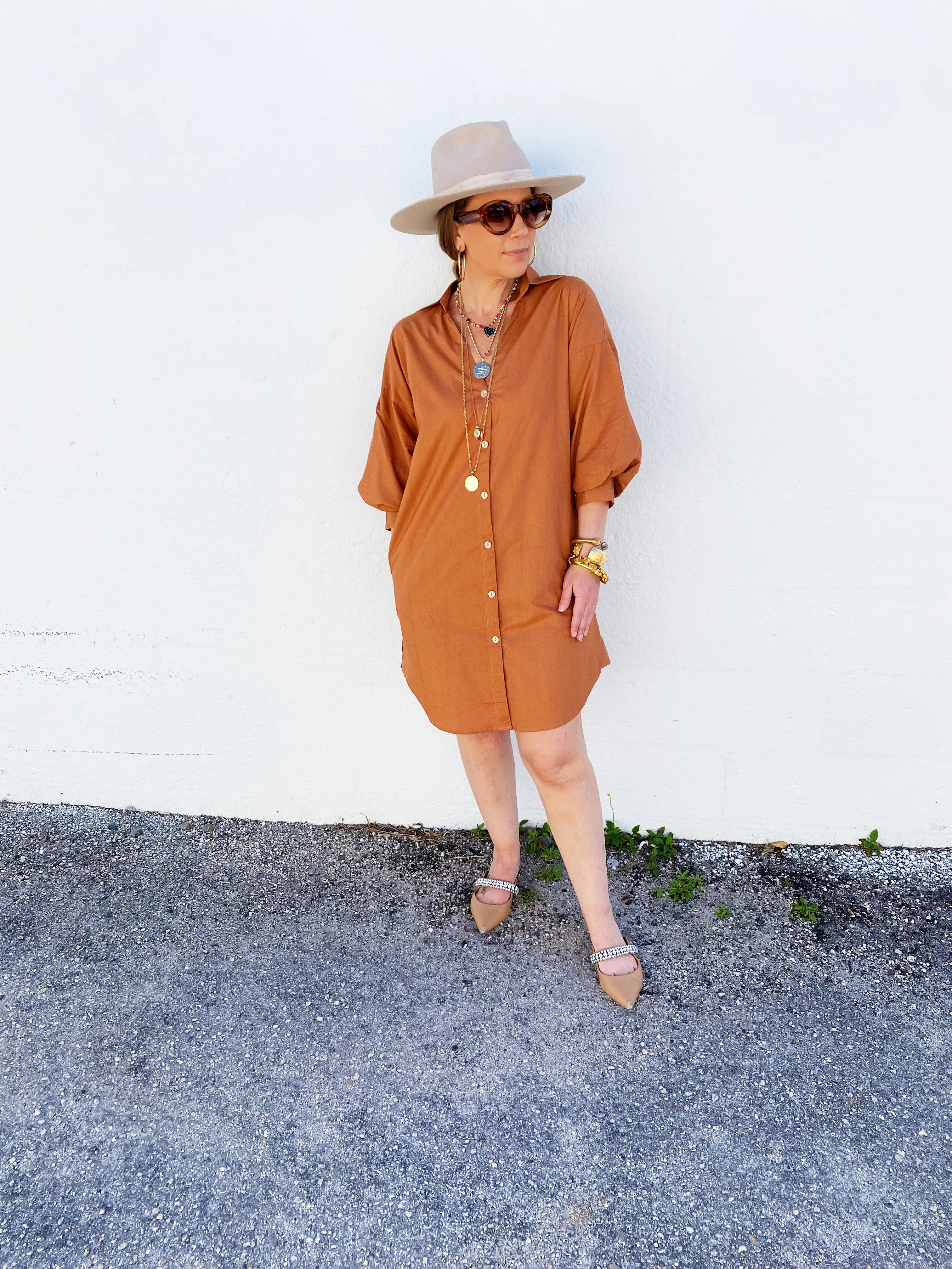Fauna Cinnamon Dress
