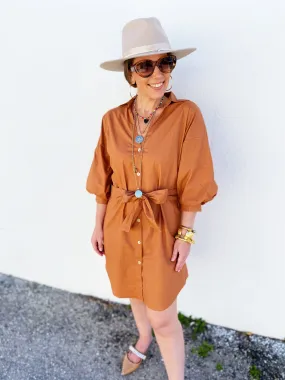 Fauna Cinnamon Dress