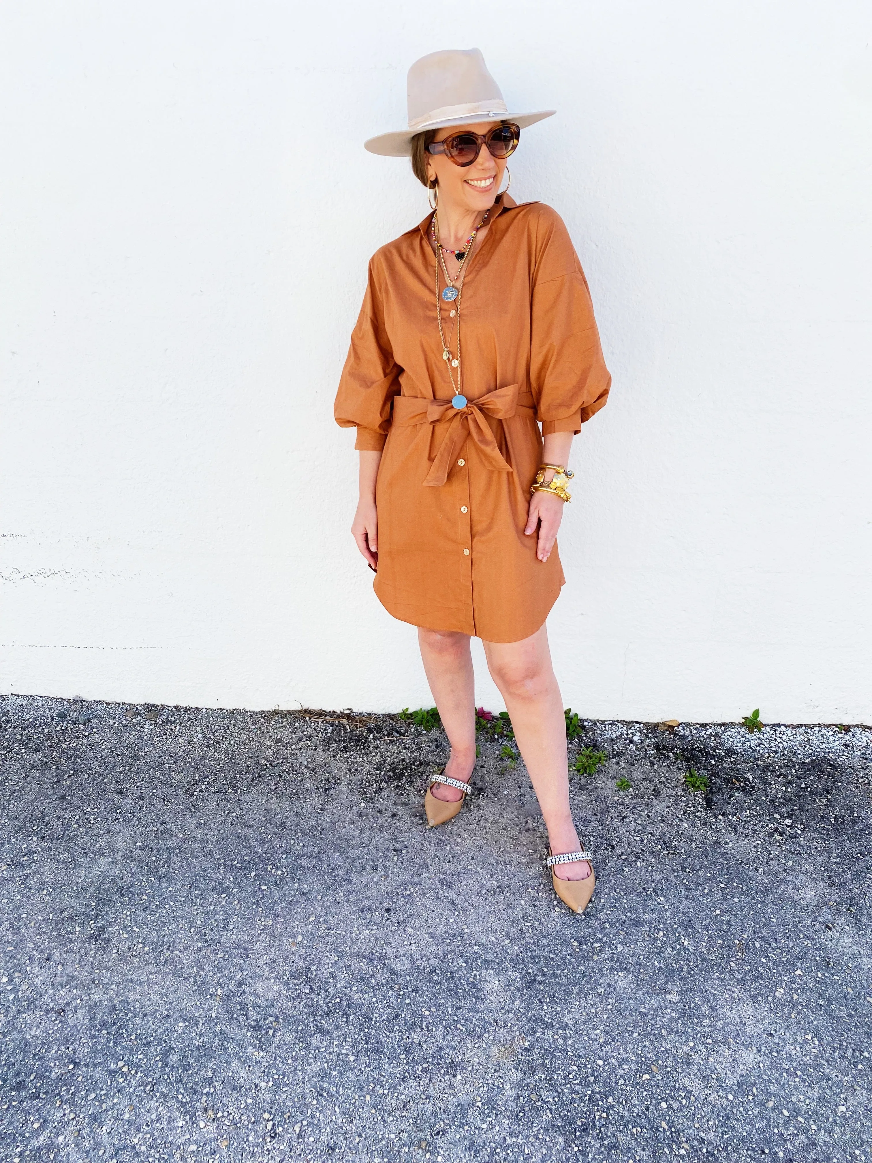Fauna Cinnamon Dress