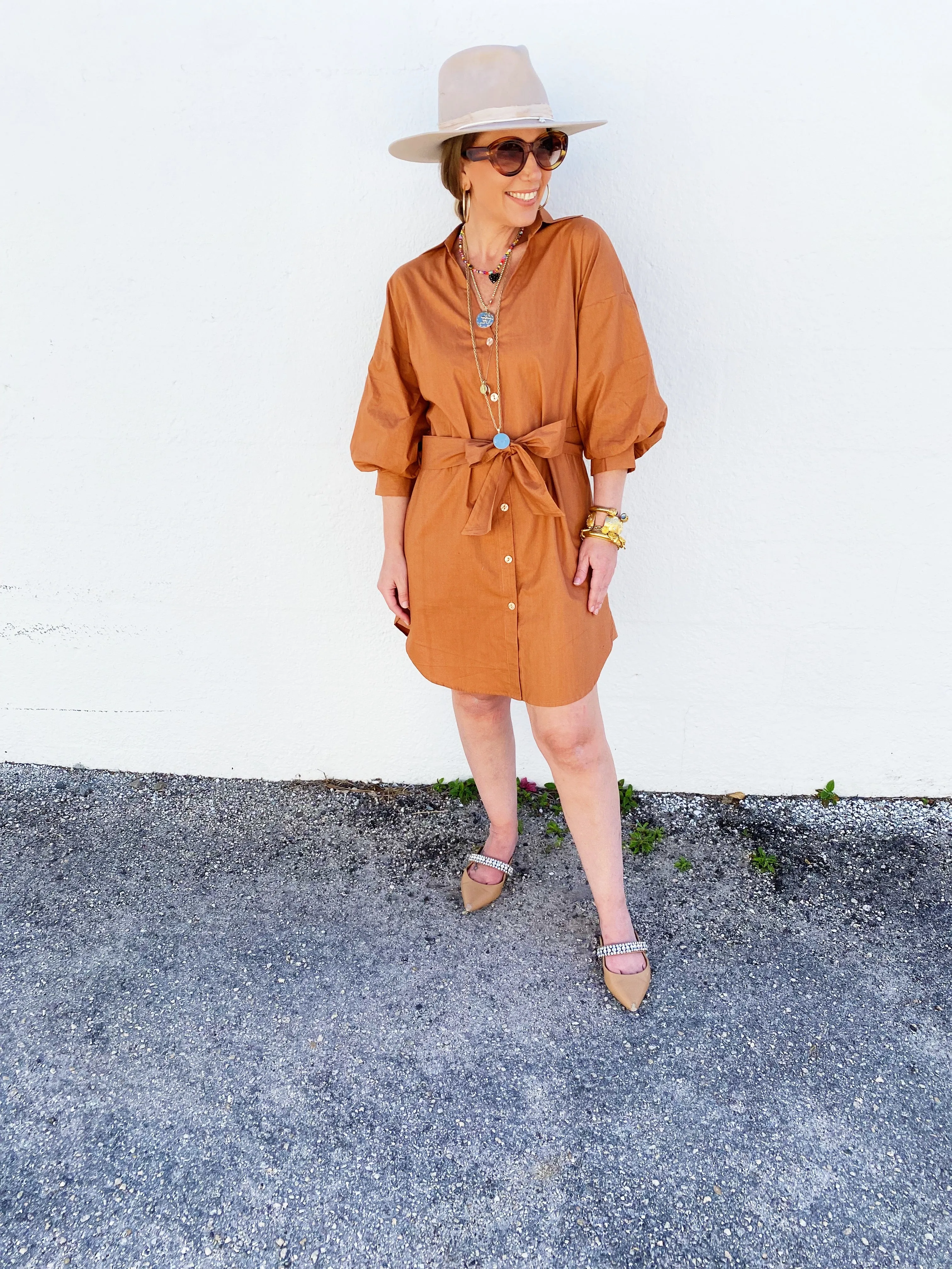 Fauna Cinnamon Dress