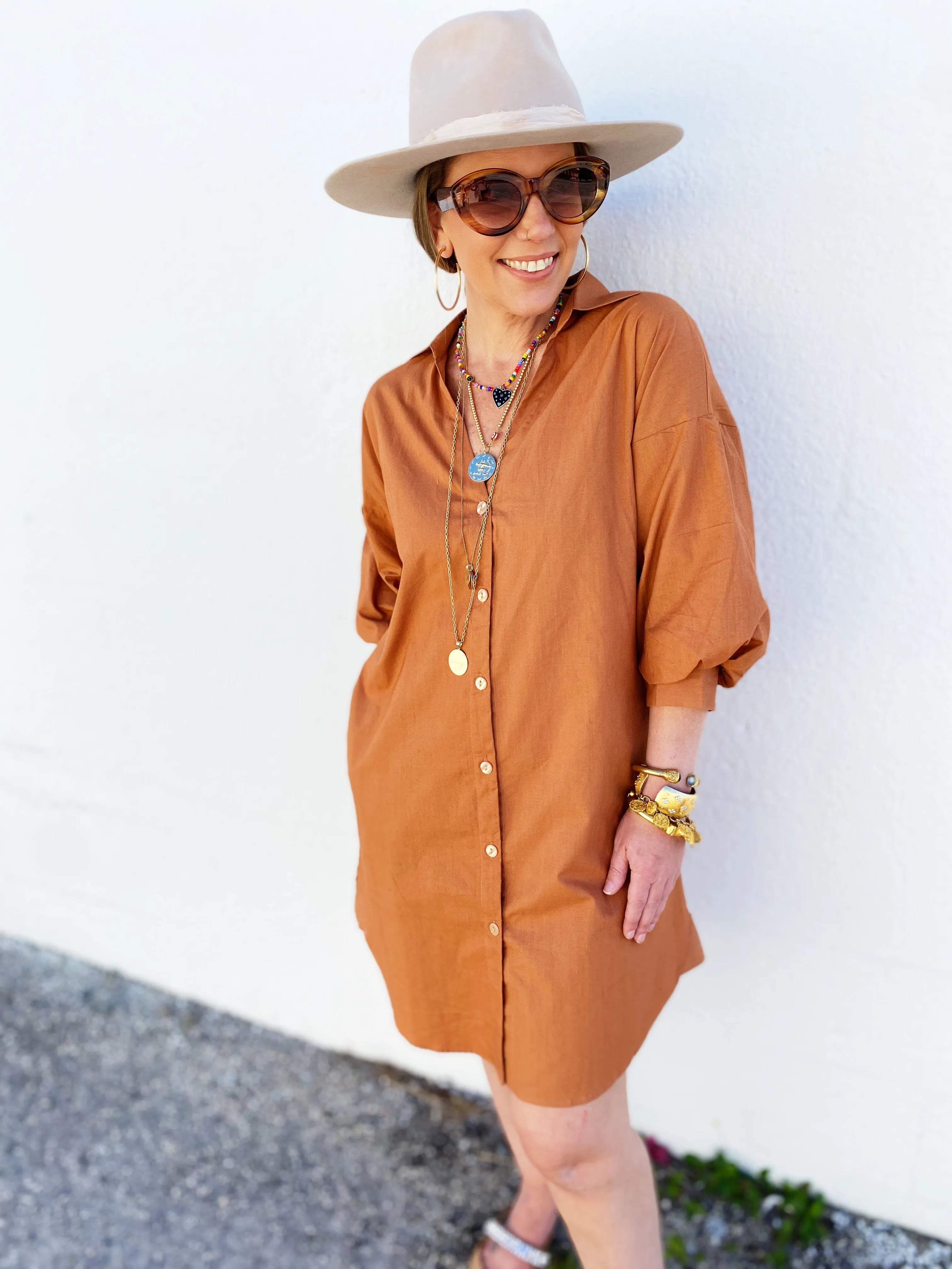 Fauna Cinnamon Dress