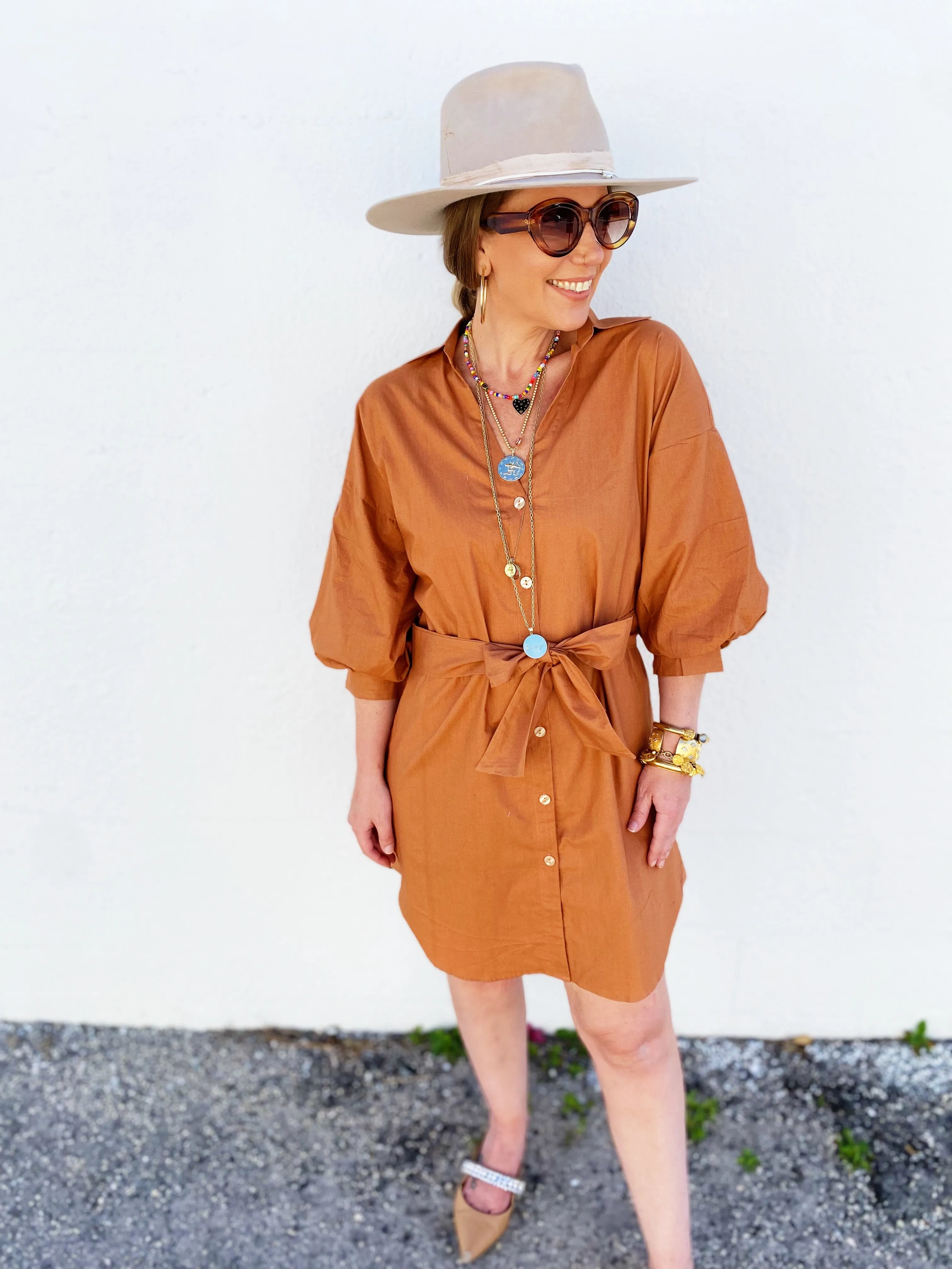 Fauna Cinnamon Dress