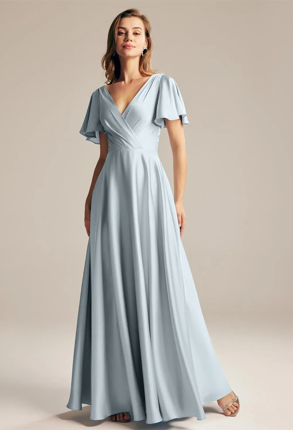 Furst - Satin Charmeuse Bridesmaid Dress - Off The Rack