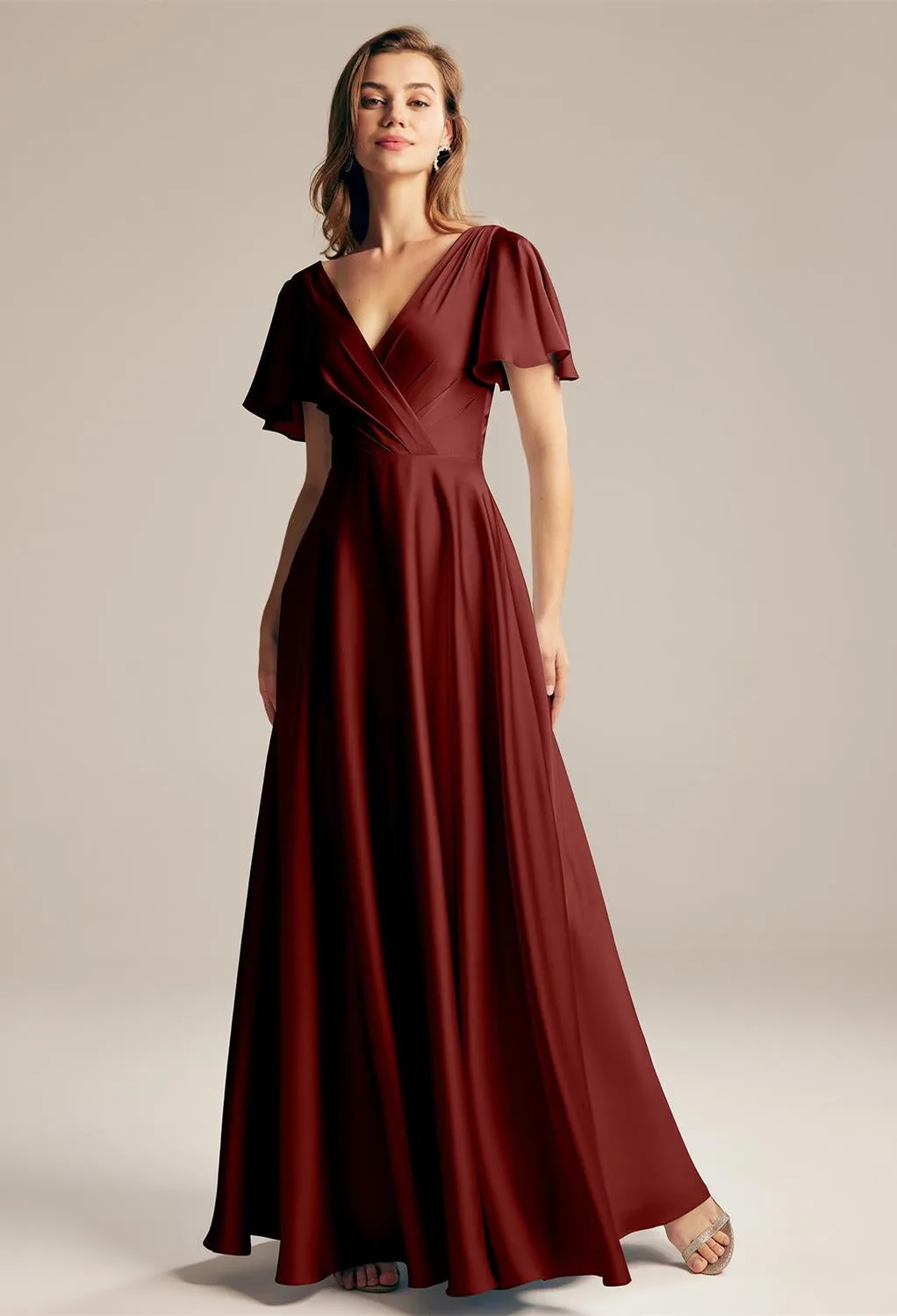 Furst - Satin Charmeuse Bridesmaid Dress - Off The Rack