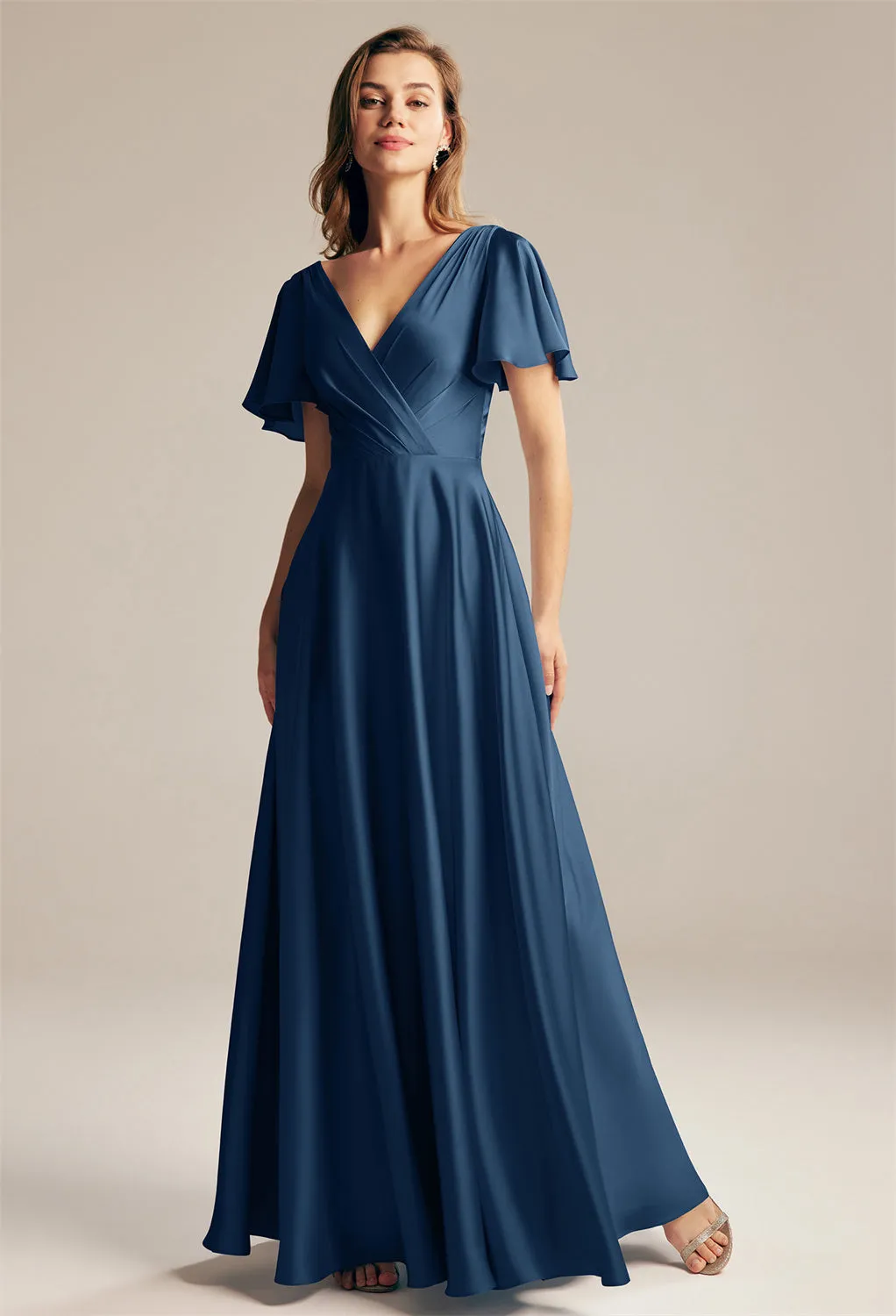 Furst - Satin Charmeuse Bridesmaid Dress - Off The Rack