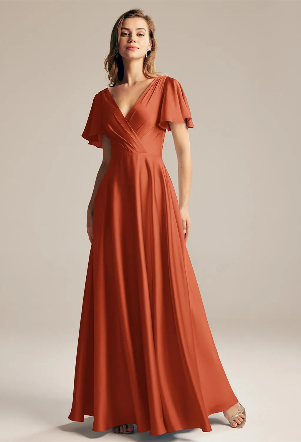Furst - Satin Charmeuse Bridesmaid Dress - Off The Rack