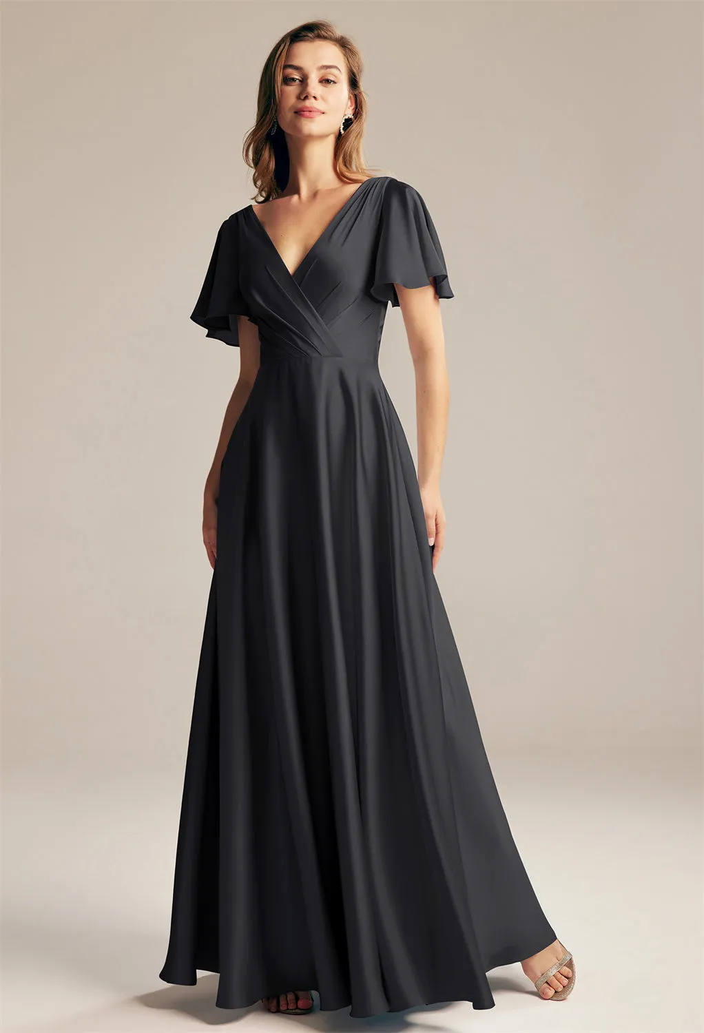 Furst - Satin Charmeuse Bridesmaid Dress - Off The Rack
