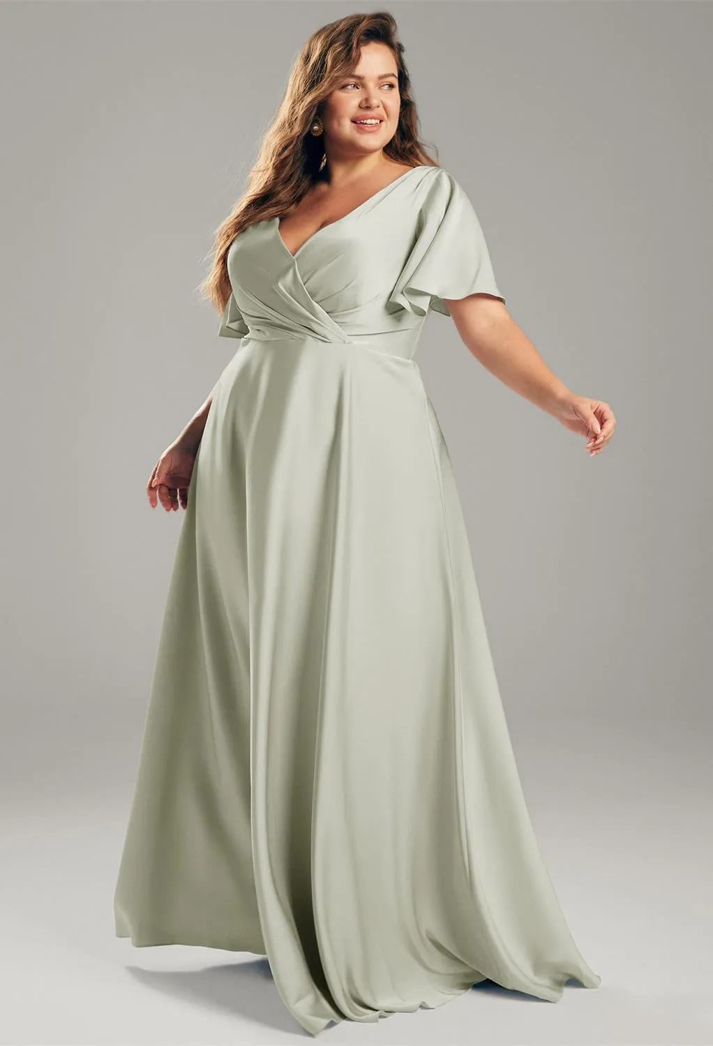 Furst - Satin Charmeuse Bridesmaid Dress - Off The Rack