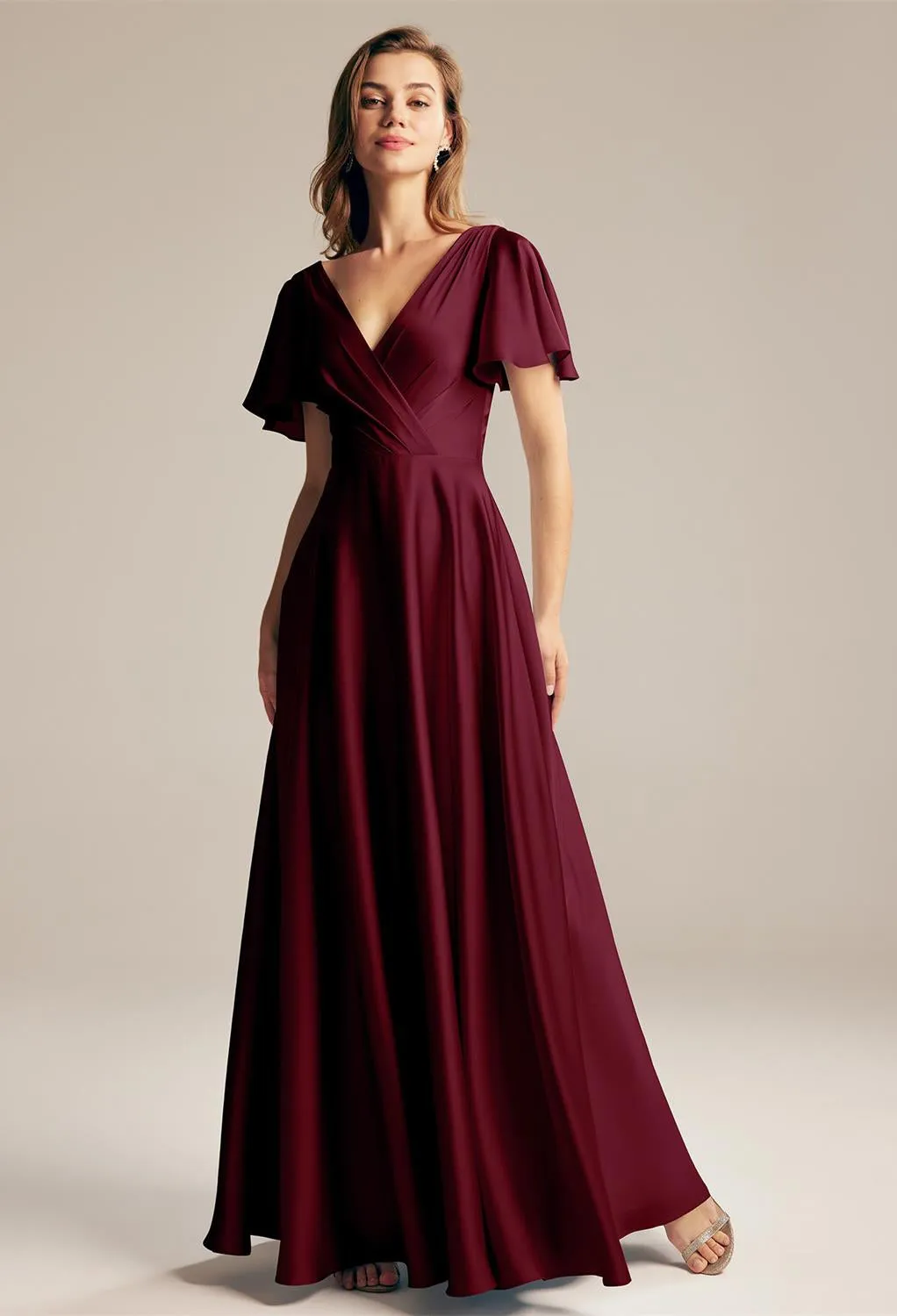 Furst - Satin Charmeuse Bridesmaid Dress - Off The Rack