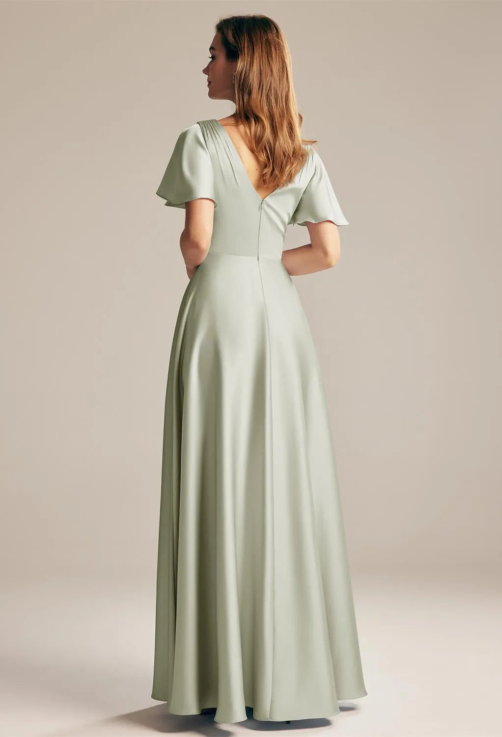 Furst - Satin Charmeuse Bridesmaid Dress - Off The Rack