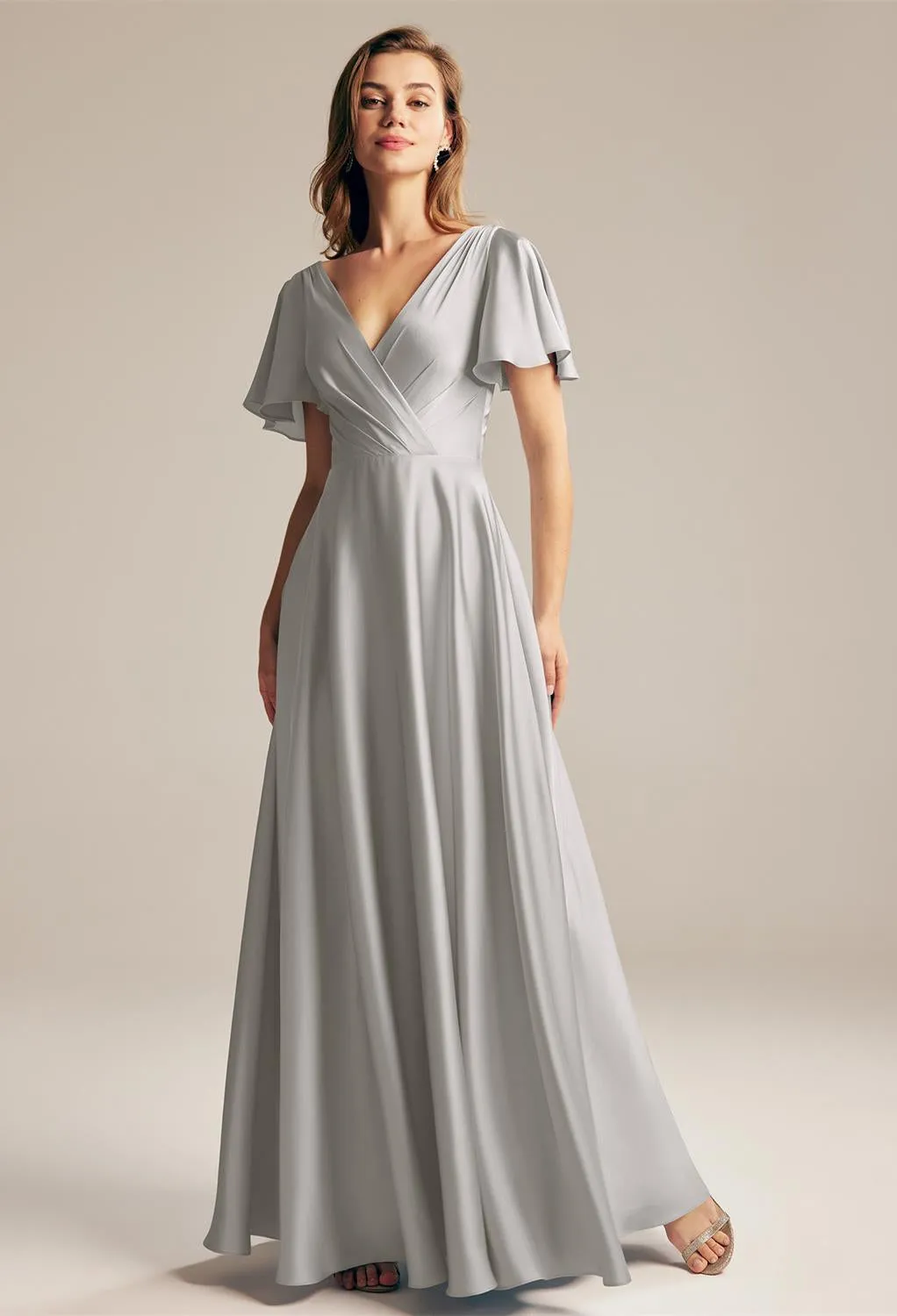 Furst - Satin Charmeuse Bridesmaid Dress - Off The Rack