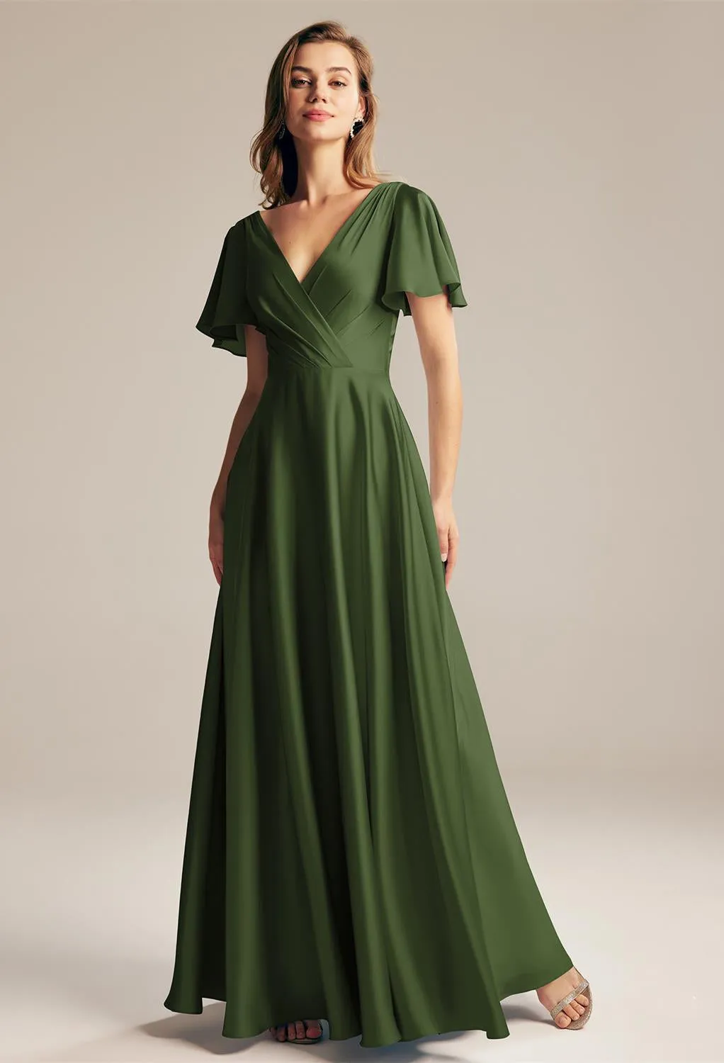Furst - Satin Charmeuse Bridesmaid Dress - Off The Rack