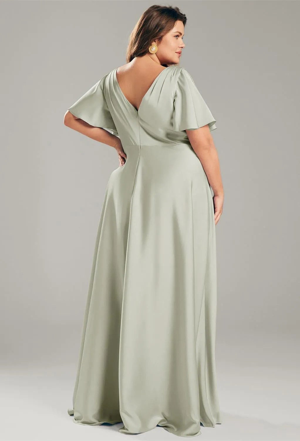 Furst - Satin Charmeuse Bridesmaid Dress - Off The Rack
