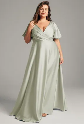 Furst - Satin Charmeuse Bridesmaid Dress - Off The Rack