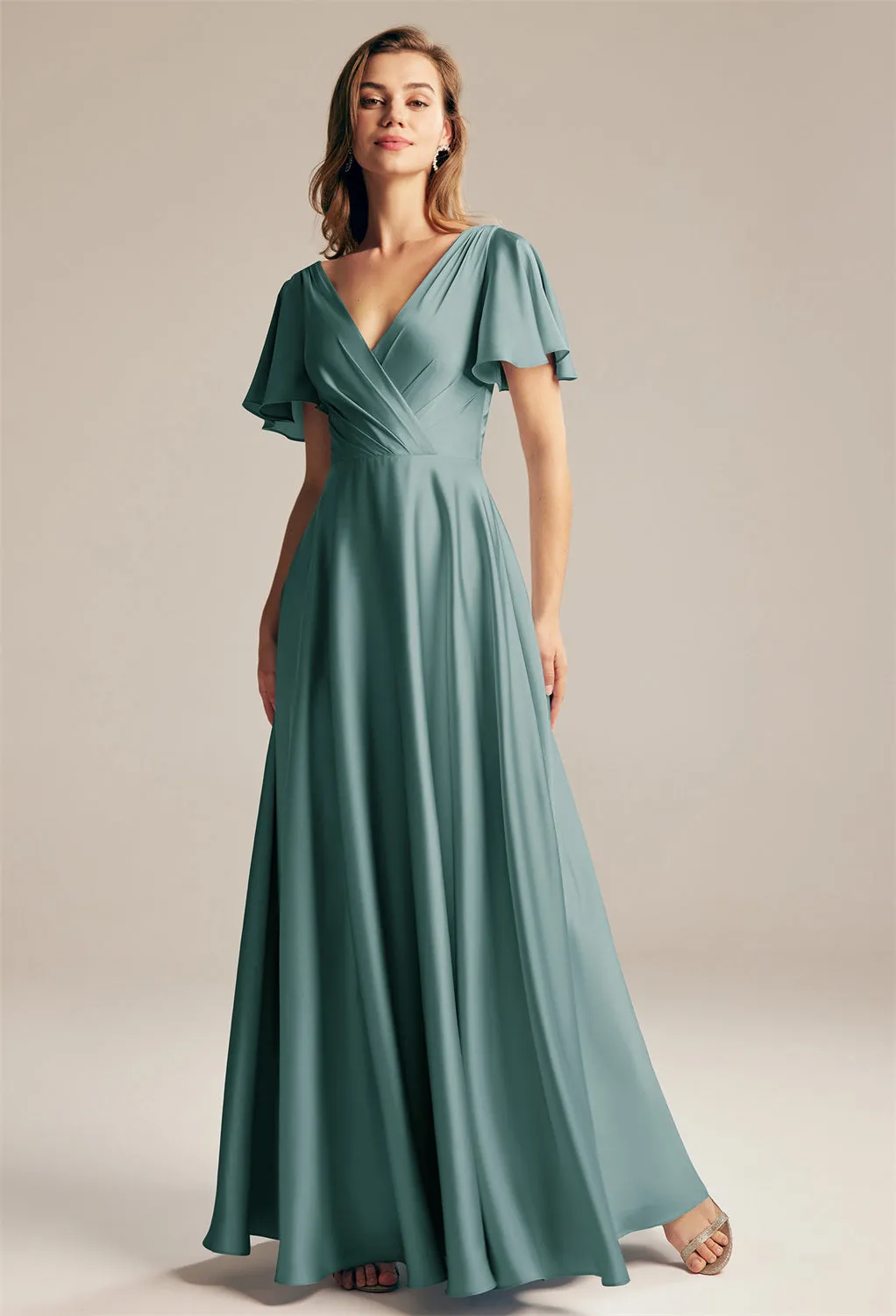 Furst - Satin Charmeuse Bridesmaid Dress - Off The Rack