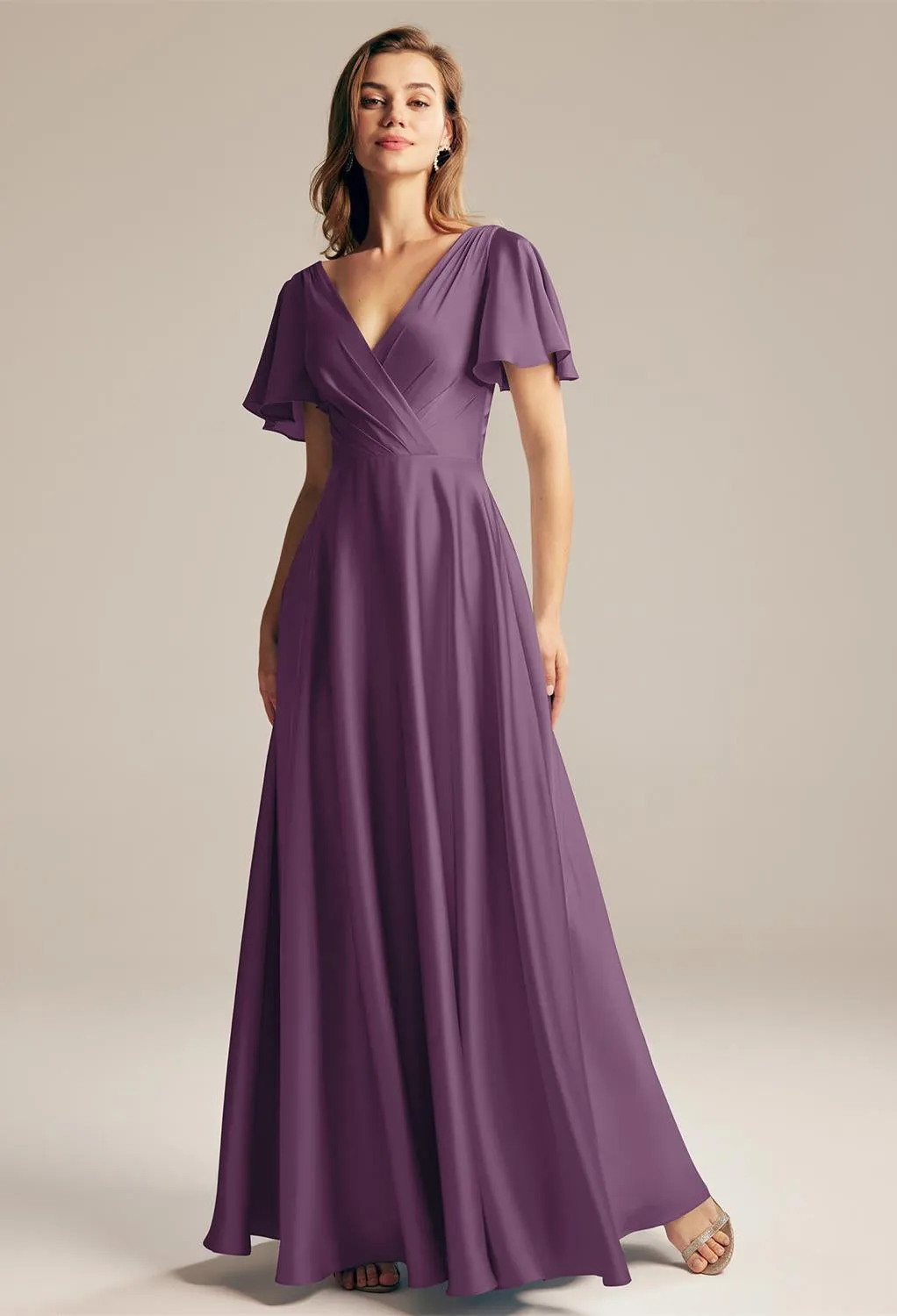 Furst - Satin Charmeuse Bridesmaid Dress - Off The Rack