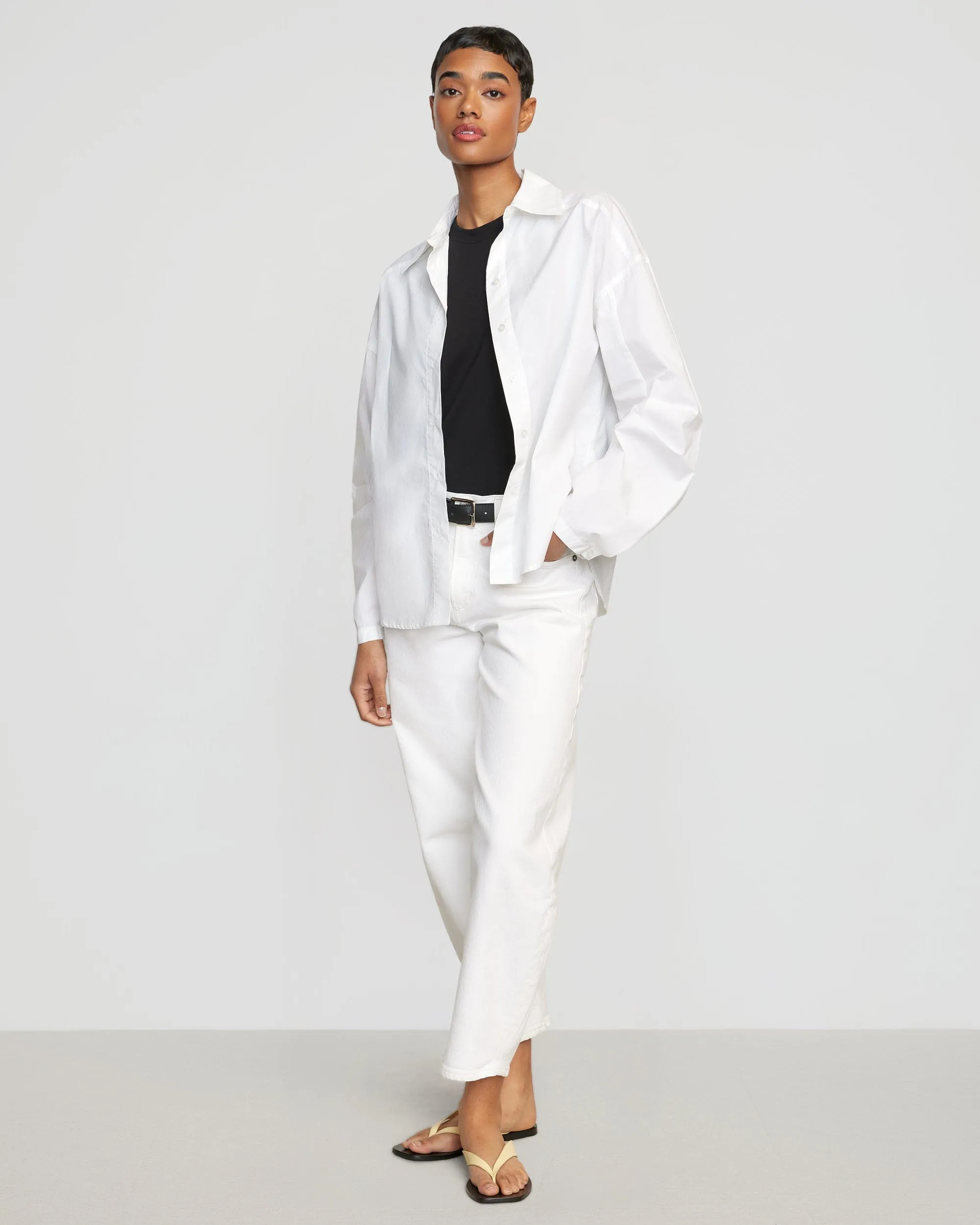 Lilia Structured-Sleeve Shirt