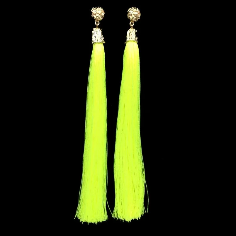 Long Tassel Earrings