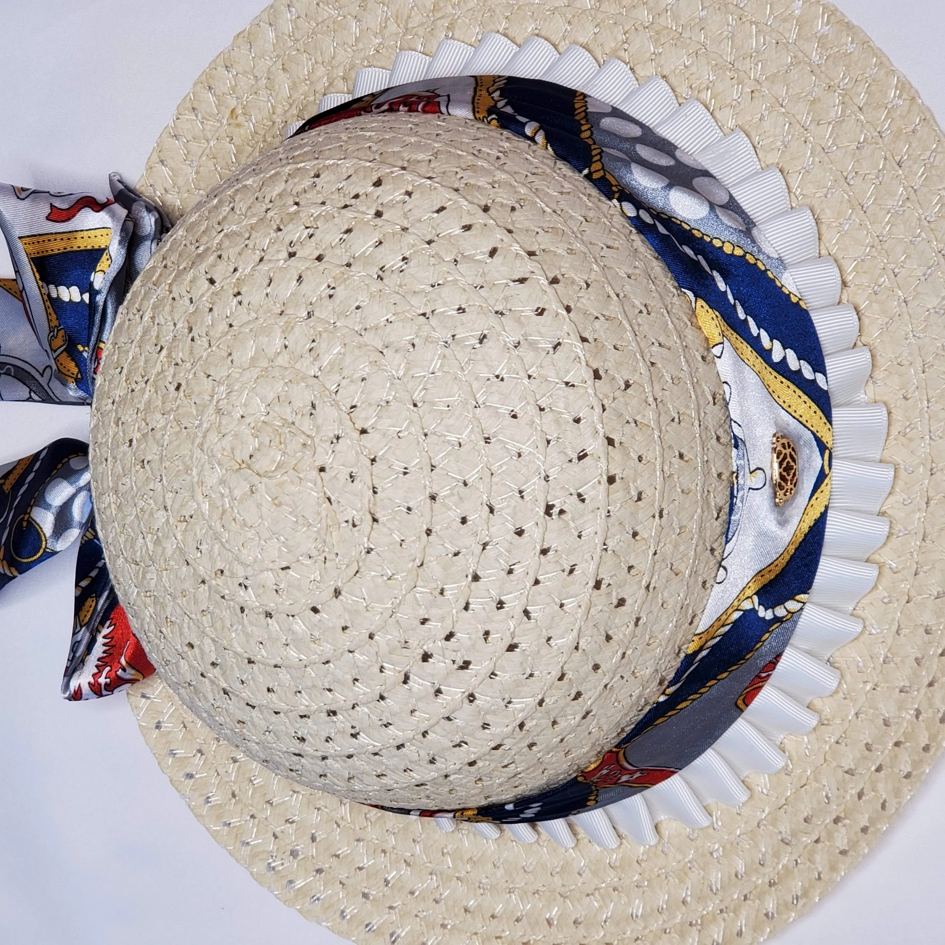 Mommy & Me Nautical Straw Hats