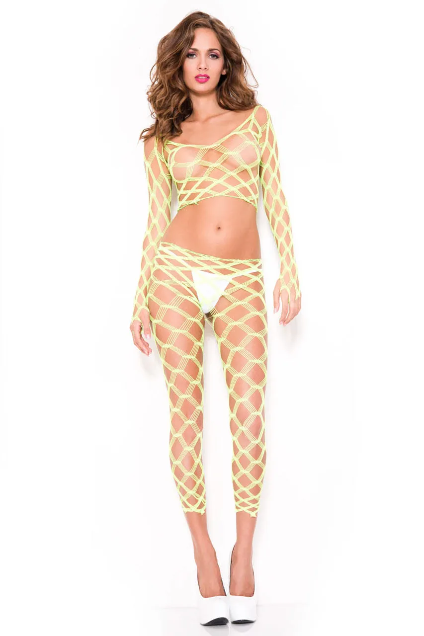 Net Crop Top and Pants