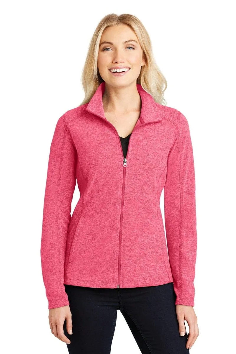 Port Authority ®  Ladies Heather Microfleece Full-Zip Jacket. L235