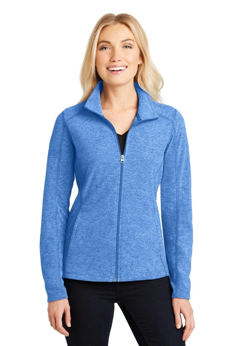 Port Authority ®  Ladies Heather Microfleece Full-Zip Jacket. L235